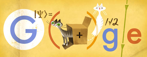 Erwin Schrödinger Doodle - Katzen Content!