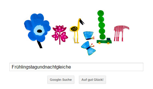 Frühlingstagundnachtgleiche Google Doodle